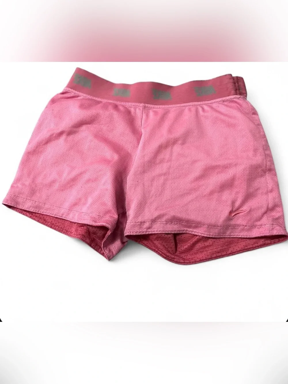 Nike Pink Mesh Lounge Shorts